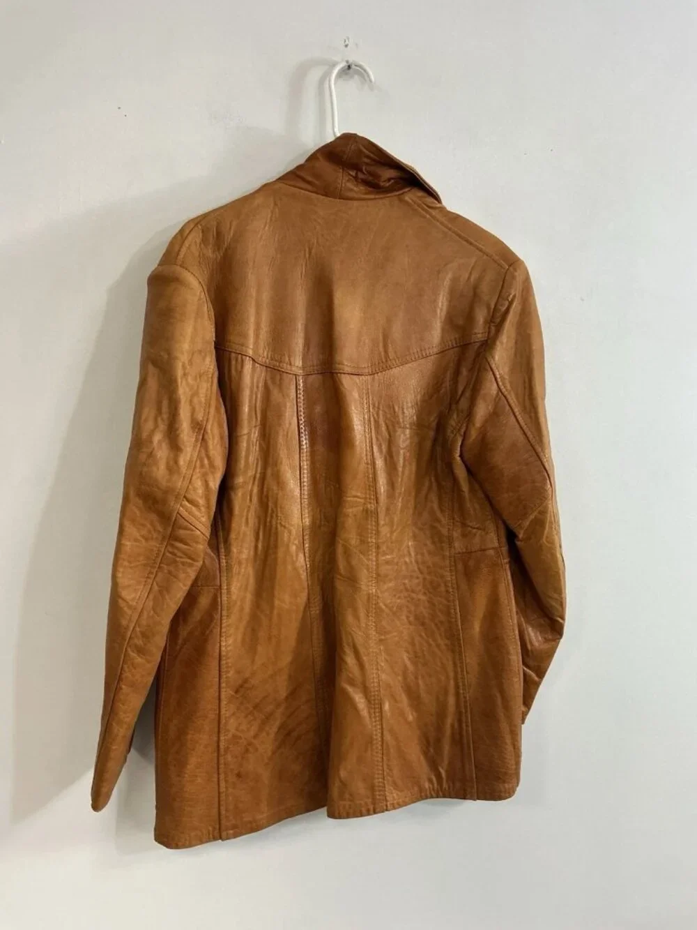 Vintage Gary Gordon 70’s  Leather Coat Western Hippie Jacket Mens 42